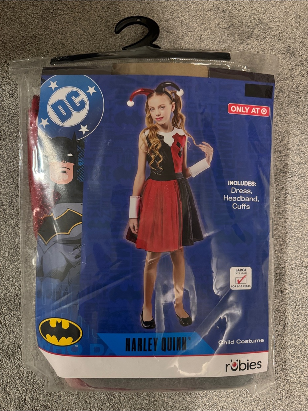 Rubie's Harley Quinn Kids Costume - Red & Black